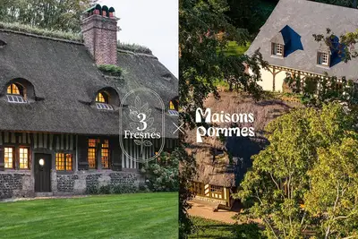 Image de Les 3 Fresnes x Maisons Pommes2 gîtes côte à côte idéal réunion de famille/amis