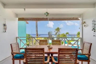 Image de Bonaire Oceanfront 2-bedroom apartment with stunning ocean view.