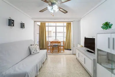 Image de Appartement 'Sunflower Pasaje' avec vue sur mer et terrasse partagée