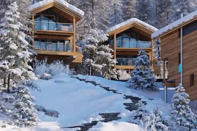 Image de Superior Chalet # 22 with Sauna & Hot Tub