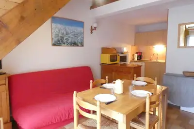 Image de Duplex 6 personnes avec balcon, Saint-Lary-Soulan, près des pistes, parking et casier à ski