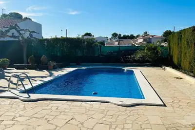Image de Villa en bord de mer à L'Ametlla de Mar : piscine privée, 4 chambres, Wi-Fi, proche plage