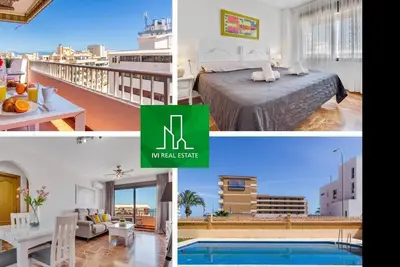 Image de Fontana - Terrasse, Piscine, Parking, 2ème ligne de plage. Vues à la mer