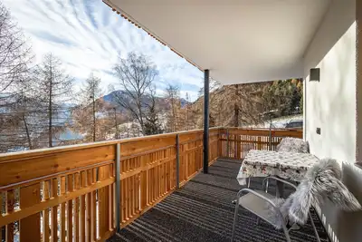 Image de Appartement 'Hubertus - Sonnklar' avec vue sur les montagnes, terrasse privée et Wi-Fi