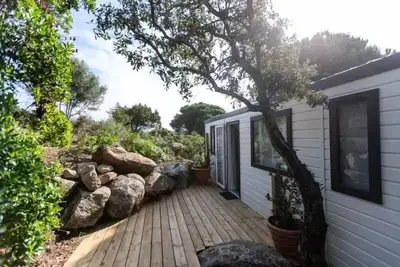 Image de Mobil home Big Bahia 33m2 - 2 chambres + climatisation + Tv 4 à 6 personnes - 4 pers. inclus dans le tarif