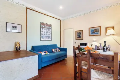 Image de Maison de vacances 'Casa Tra Gli Ulivi Vicino Al Mare' avec vue montagne, Wi-Fi et climatisation