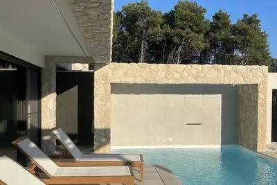 Image de Luxury apartment by the sea in Scandinavian style