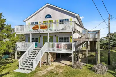 Image de 7556- Surf Shack, Soundside in Fabulous Avon, Sun Deck, Hammock, Bring Fido.
