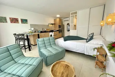 Image de Studio Hanalei City, neuf et au centre ville de Papeete, WiFi- Netflix- A/C