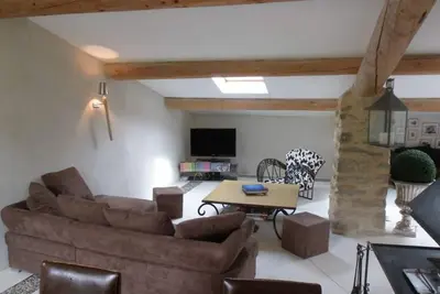 Image de Maison de vacances 'Luxueuse Bergerie Pied Du Ventoux' avec vue sur la montagne et Wi-Fi