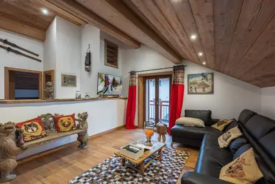 Image de Appartement rénové au centre de Megève avec balcon et parking