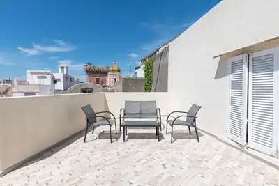 Image de En-Suite avec vue imprenable sur les toits de Forio