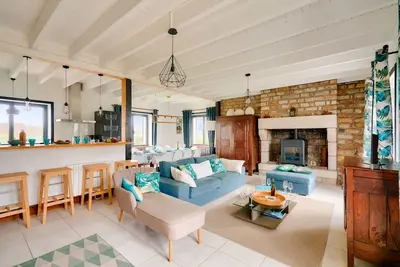 Image de 100m de la plage - maison pour 10 personnes