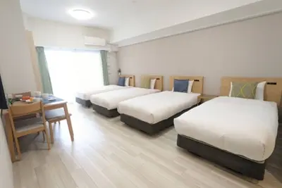 Image de Fourth room 4 single beds Standard plan Namba / Osaka Ōsaka