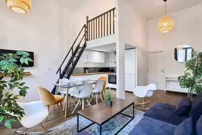 Image de Appartement lumineux 3 chambres mezzanine 2sdb.