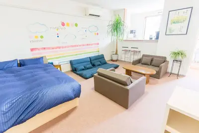 Image de Spacious studio apartment in the city center Maximum 6 people 1 Qsize bed 4 sofa beds / Yamagata Yamagata