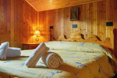 Image de Appartement de vacances \"La Tua Casa A Brusson\" avec vue sur montagne et jardin partagé