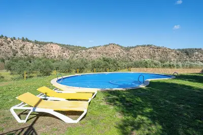Image de Maison de vacances 'Mas De Sisco' avec vue sur la montagne, Wi-Fi et climatisation