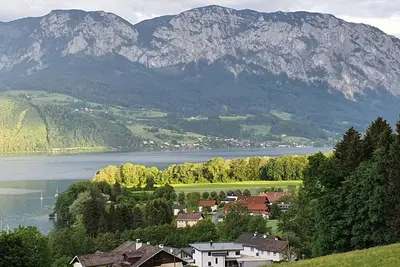 Image de Ferienwohnung mit Terrasse am Attersee - Badeplatz \"zeller Aufsatz\" 5 Minuten