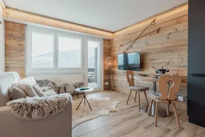 Image de Charmant studio avec une vue imprenable