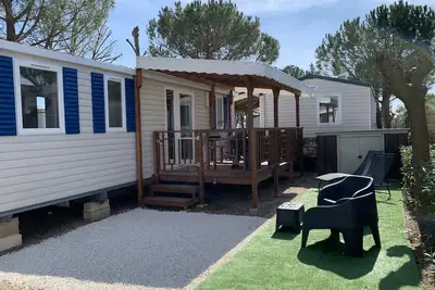 Image de Mobilhome Ca60 Camping 4* Vias Plage 6/8 personnes