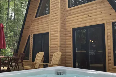 Image de Magnifique chalet A-frame au bord de la riviere St-Maurice