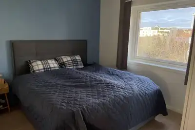 Image de Cozy large, bright, 3 room apt with fireplace - central, near metro and parks