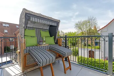 Image de 5-sterne- Luxuswohnung mit Infrarotkabine und Privatem Strandkorb