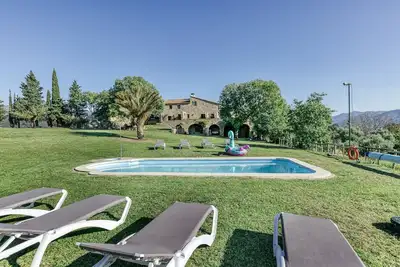 Image de Maison de campagne \"Can Palau\" avec vue sur la montagne, piscine privée et Wi-Fi