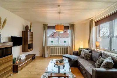 Image de Appartement 'Ferienhaus Diekster - Erdgeschoss 1' avec terrasse privée, jardin privé et Wi-Fi