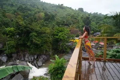 Image de El Yunque Waterfalls, forest and river tiny house at Casa Parcha w/ D generator
