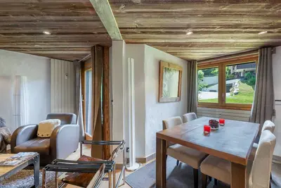 Image de Duplex chaleureux au pied des pistes à Megève, 4 pers.