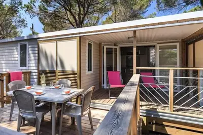 Image de Xxl-Mobilheim 3 Zimmer 4/6 Personen Klimatisiert