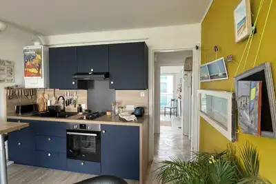 Vue sur mer, coquet appartement les « pieds dans l’eau »
