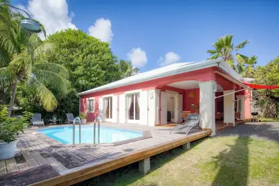 Image de Villa la Désirade à 50 mètres de la plage et du lagon de Saint François