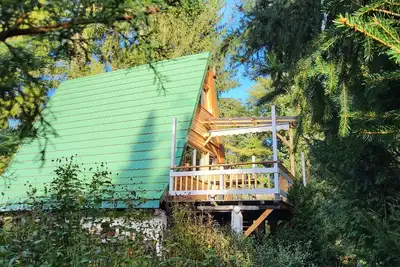 Image de Finnhütte Zwischen Wald und See. Familienfreundlich!