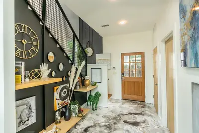 Affluent Rooftop Cityscape