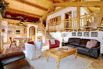 Image de Chalet familial à Courchevel 1850 avec cheminée et hammam