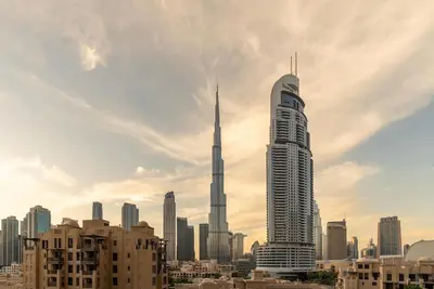 Image de 5 min walk from Dubai Mall! Family-sized apartment with Full Burj Khalifa Views