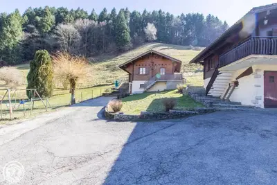 Image de Le châlet 'De Tronchine' avec vue sur la montagne