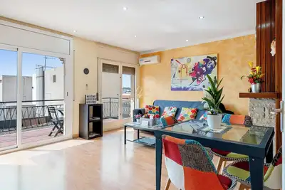 Image de Appartement '5 Minutos De La Playa Torredembarra' avec balcon, Wi-Fi et climatisation