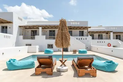 Image de Villa 'White Cocoon 1' avec vue sur mer, Wi-Fi et climatisation