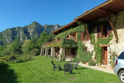 Gites de la Brasca Maison 60m2, Avec vue Imprenable du Massif du Mercantour.