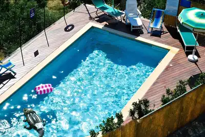 Image de Studio 'Gli Angeli Agriturismo - Zia Rosa' avec piscine partagée, Wi-Fi et climatisation