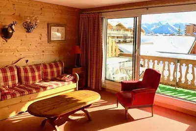 Image de 4 pièces, 8 pers. 70m², balcon sud, au pied des pistes, Alpe d'Huez