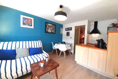 Image de Studio cosy 4 pers, balcon, ascenseur, garage, Saint-Lary-Soulan