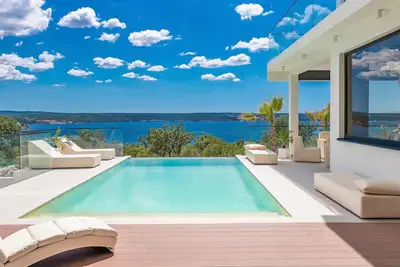 Image de Belle maison à Maslenica avec sauna