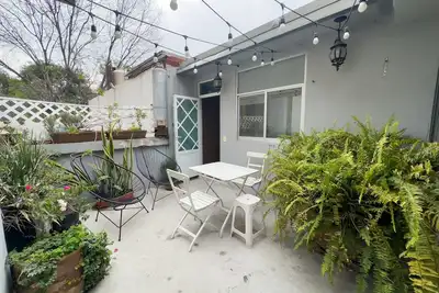 Image de Private Loft with terrace, two beds, kitchen and bathroom.
