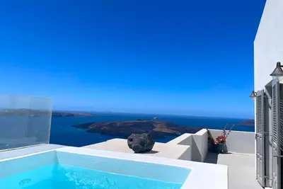 Villa Dali Leda - Private villa with jacuzzi and amazing view to the volcano