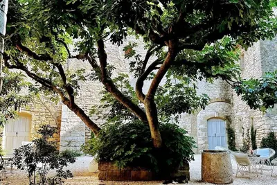 New! Historic Chateau near Uzès, 3 apartments, courtyard garden, and a pool